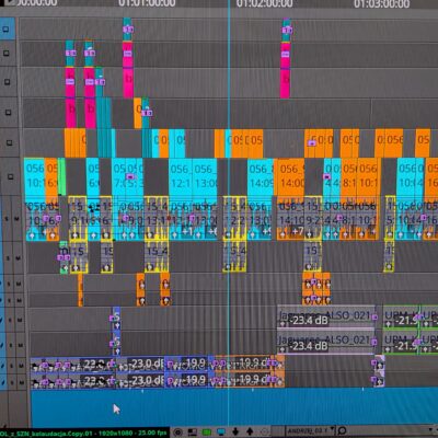 składanie reportażu do emisji